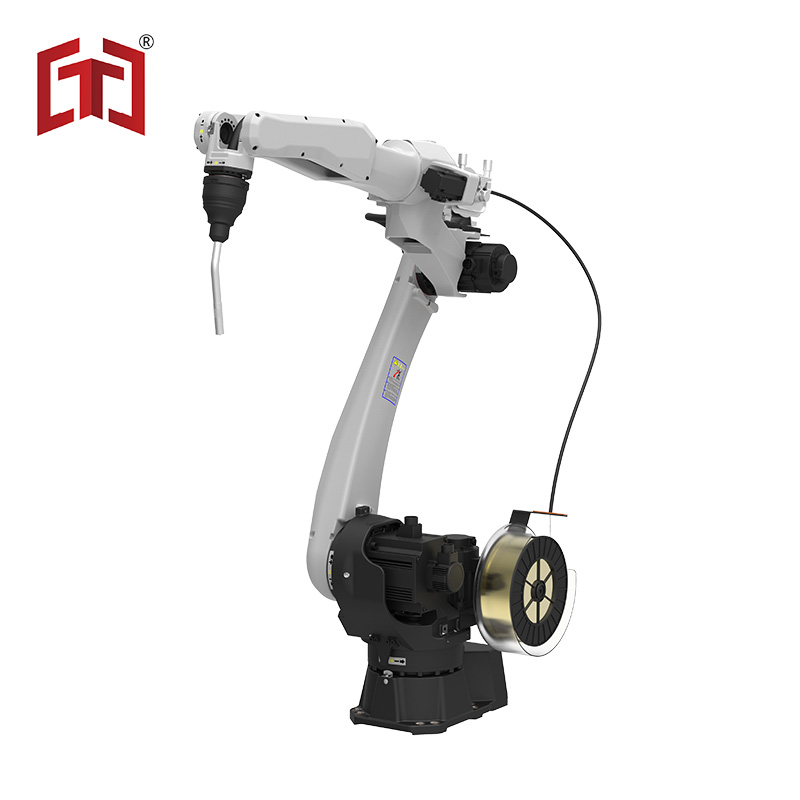 Industrial 6 Axis Welding Robot Arm +Control Cabinet Teaching Pendant+air Cooling Gun