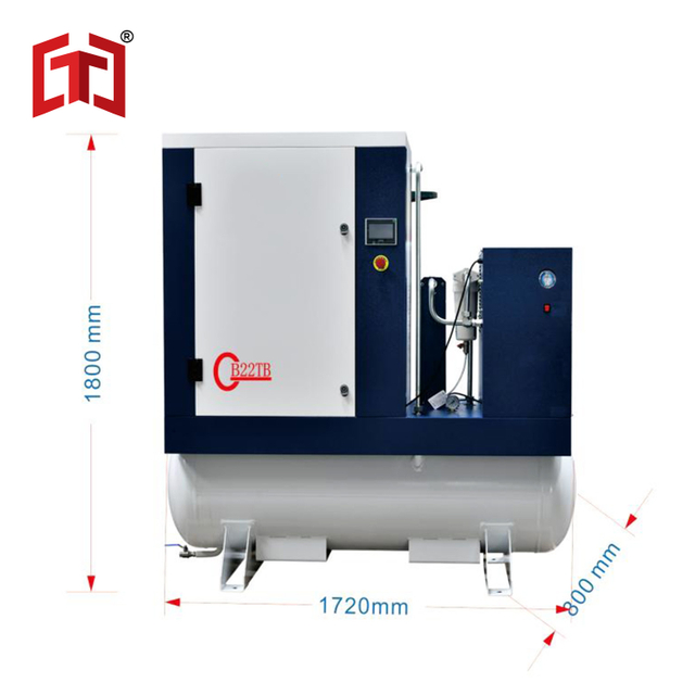 Automatic Drainage of Screw Air Compressor for CNC Laser Cutting Machine Parts 22KW. 16bar